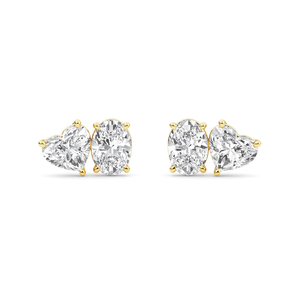 Lab Grown Diamond EARRINGS 2.77 ctw PSE210107OVHT-3