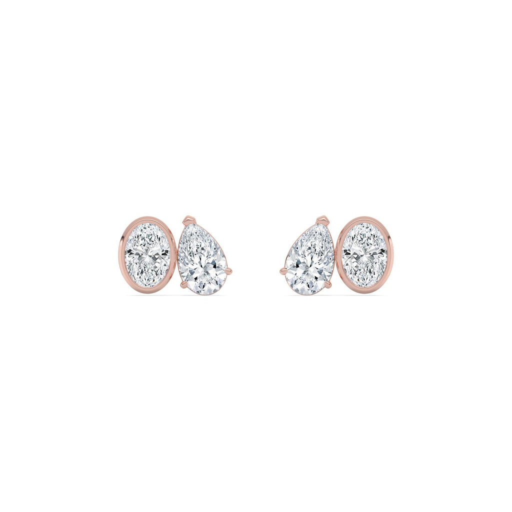 Lab Grown Diamond EARRINGS 2.91 ctw PSE210109OVPE-3