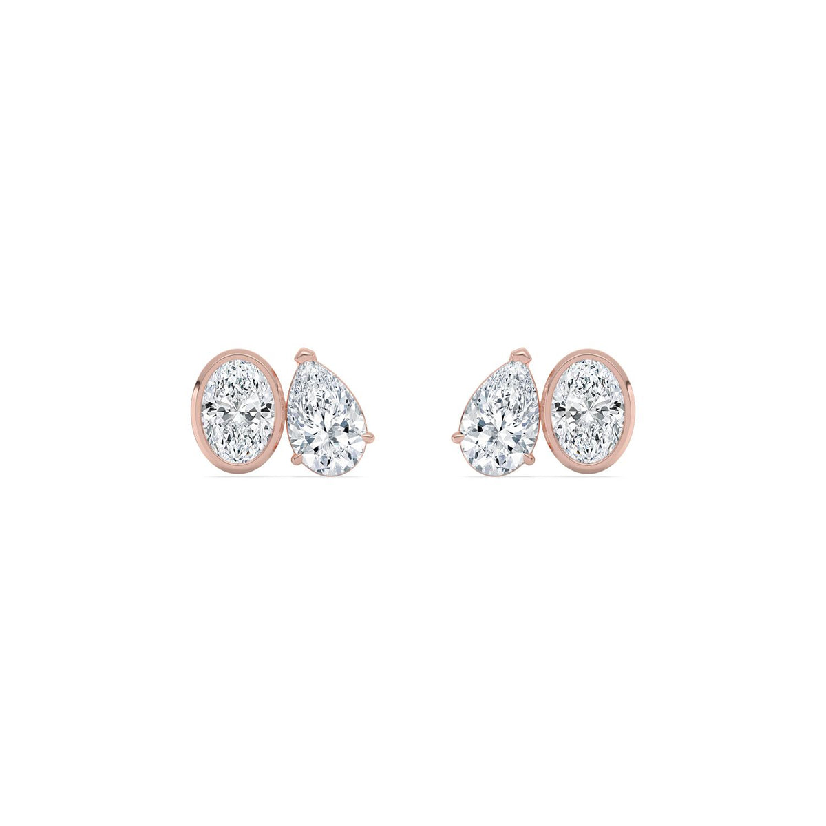 Lab Grown Diamond EARRINGS 2.91 ctw PSE210109OVPE-3