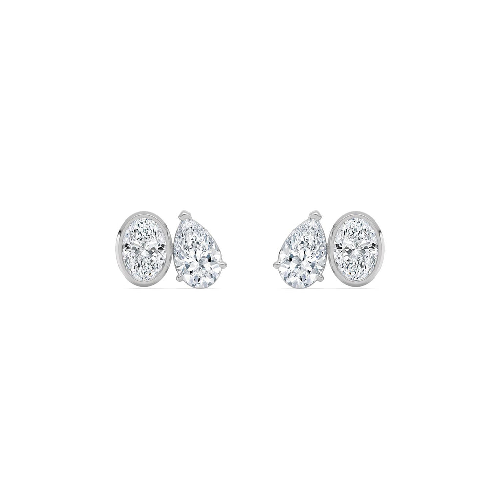 Lab Grown Diamond EARRINGS 2.91 ctw PSE210109OVPE-3