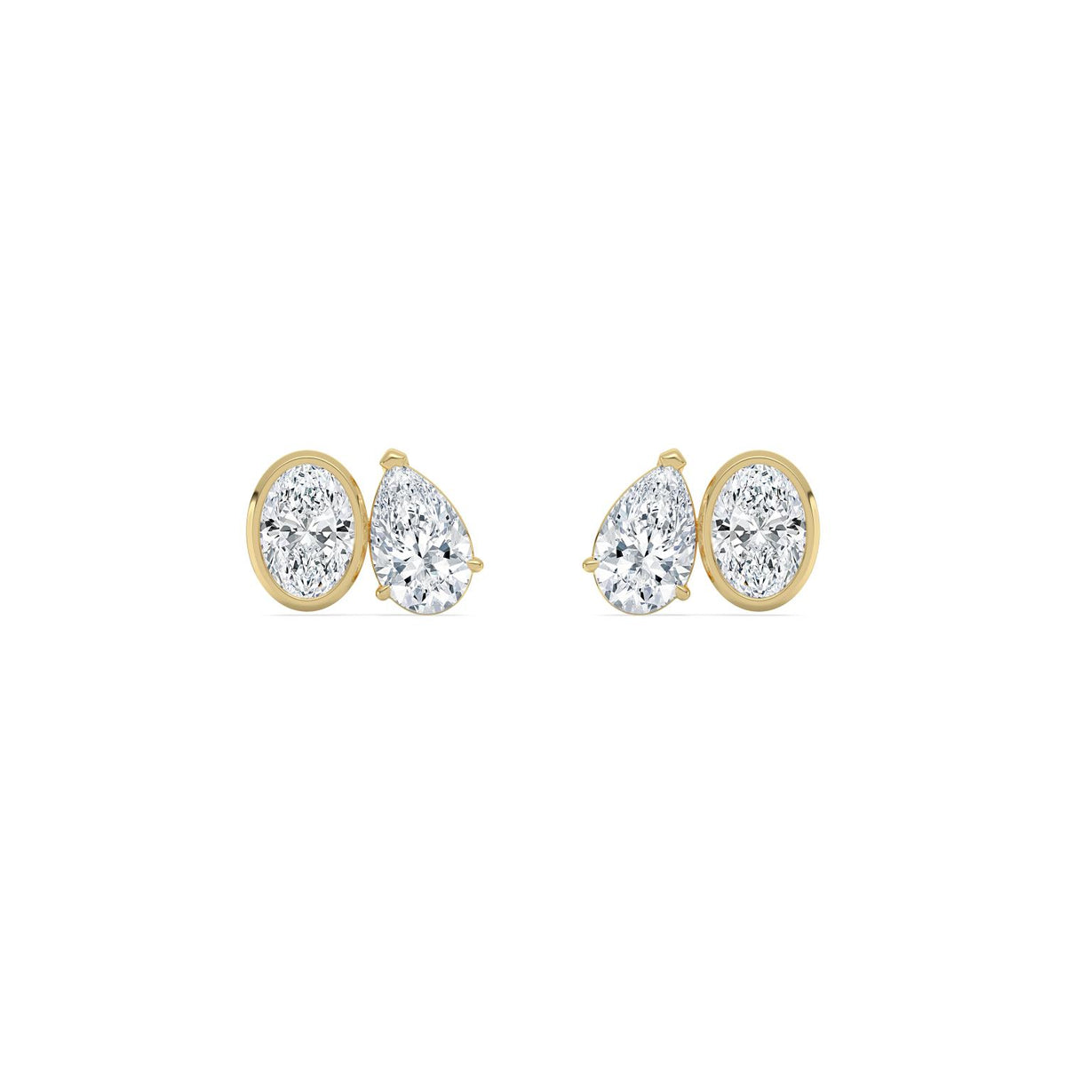 Lab Grown Diamond EARRINGS 2.91 ctw PSE210109OVPE-3