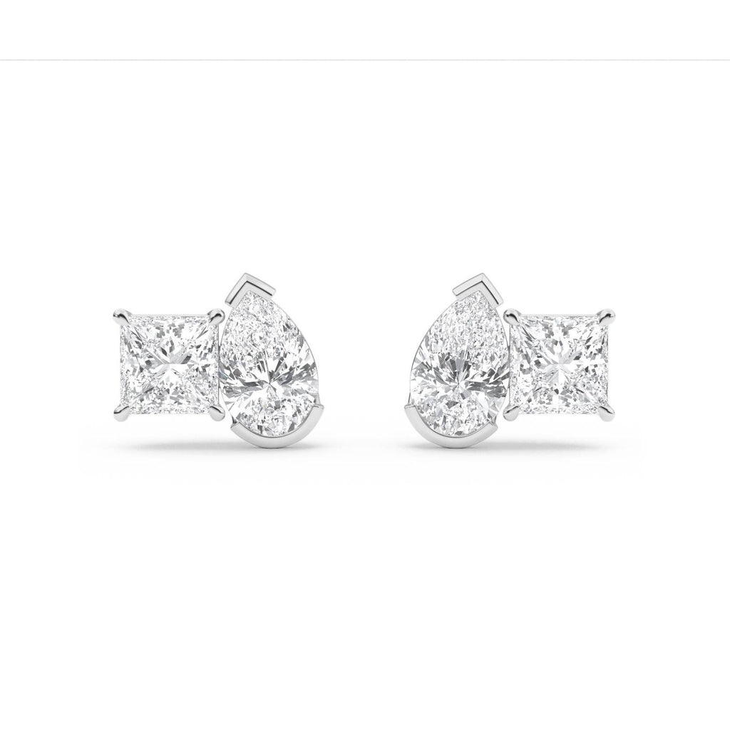 Lab Grown Diamond EARRINGS 2.93 ctw PSE210110PEPR-3