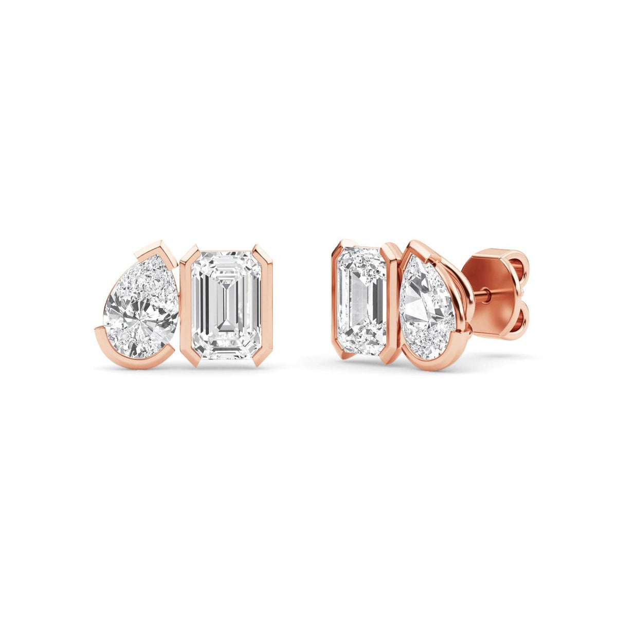 Lab Grown Diamond EARRINGS 2.34 ctw PSE210111PEEM-2.33CT