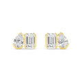 Lab Grown Diamond EARRINGS 2.34 ctw PSE210111PEEM-2.33CT