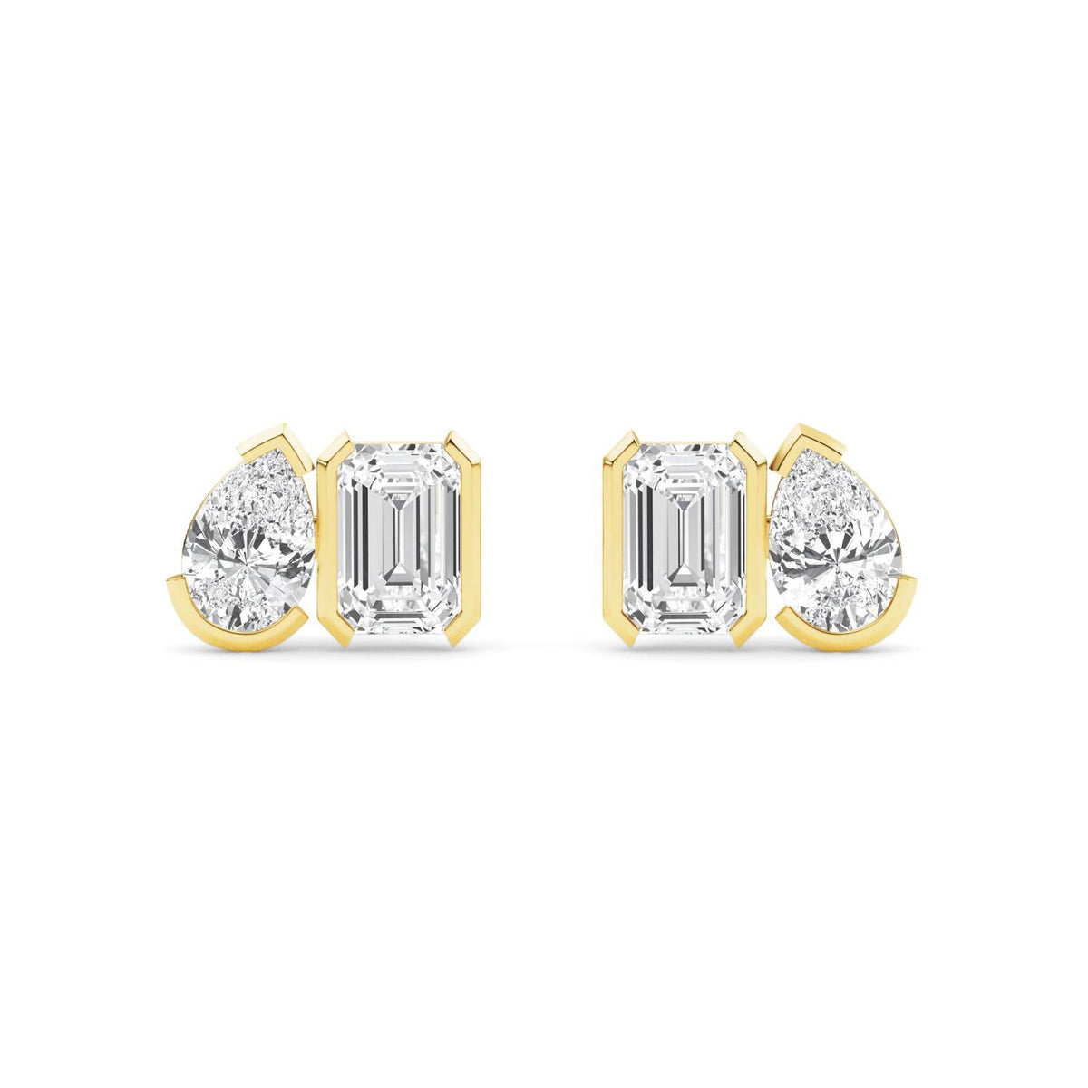 Lab Grown Diamond EARRINGS 2.34 ctw PSE210111PEEM-2.33CT