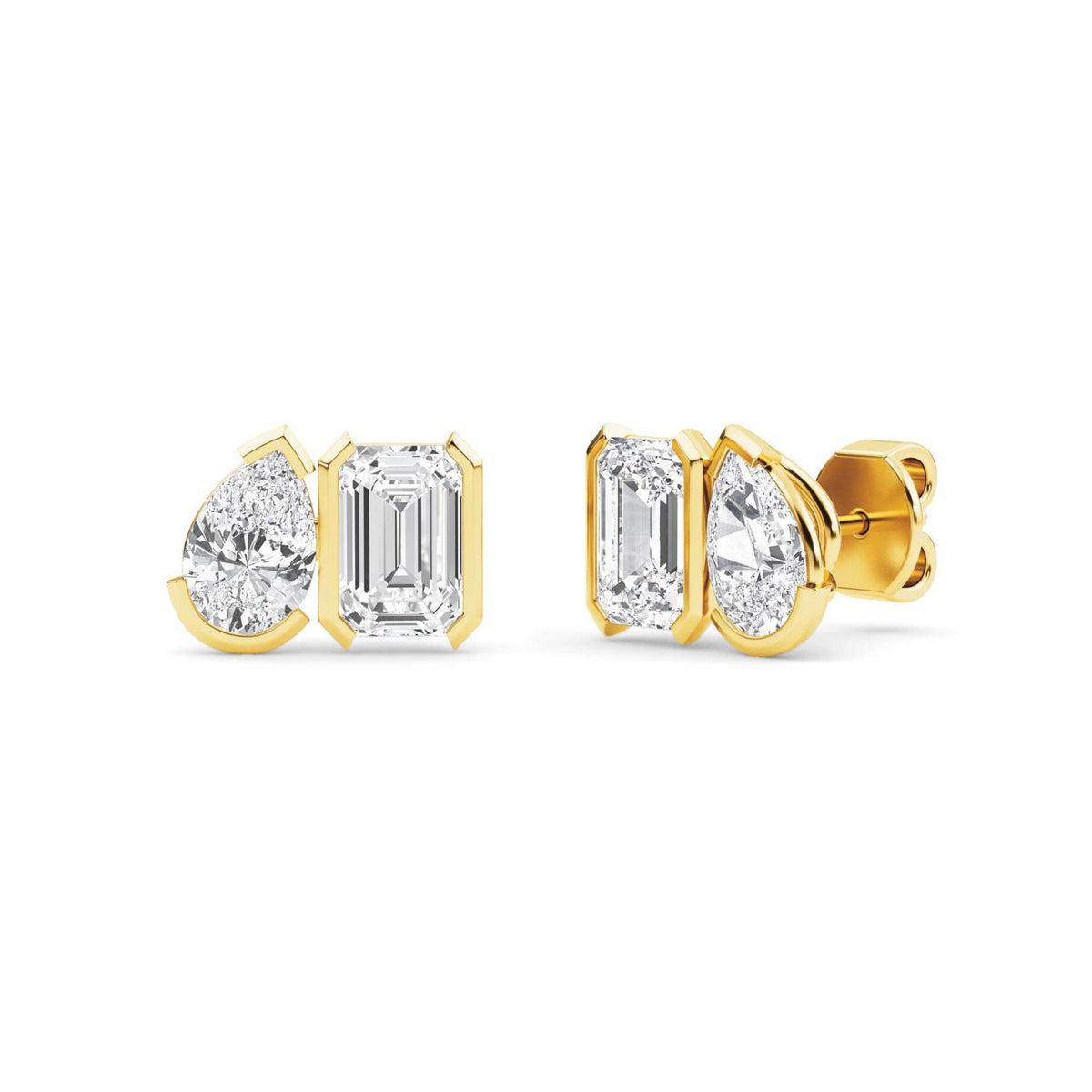 Lab Grown Diamond EARRINGS 2.34 ctw PSE210111PEEM-2.33CT