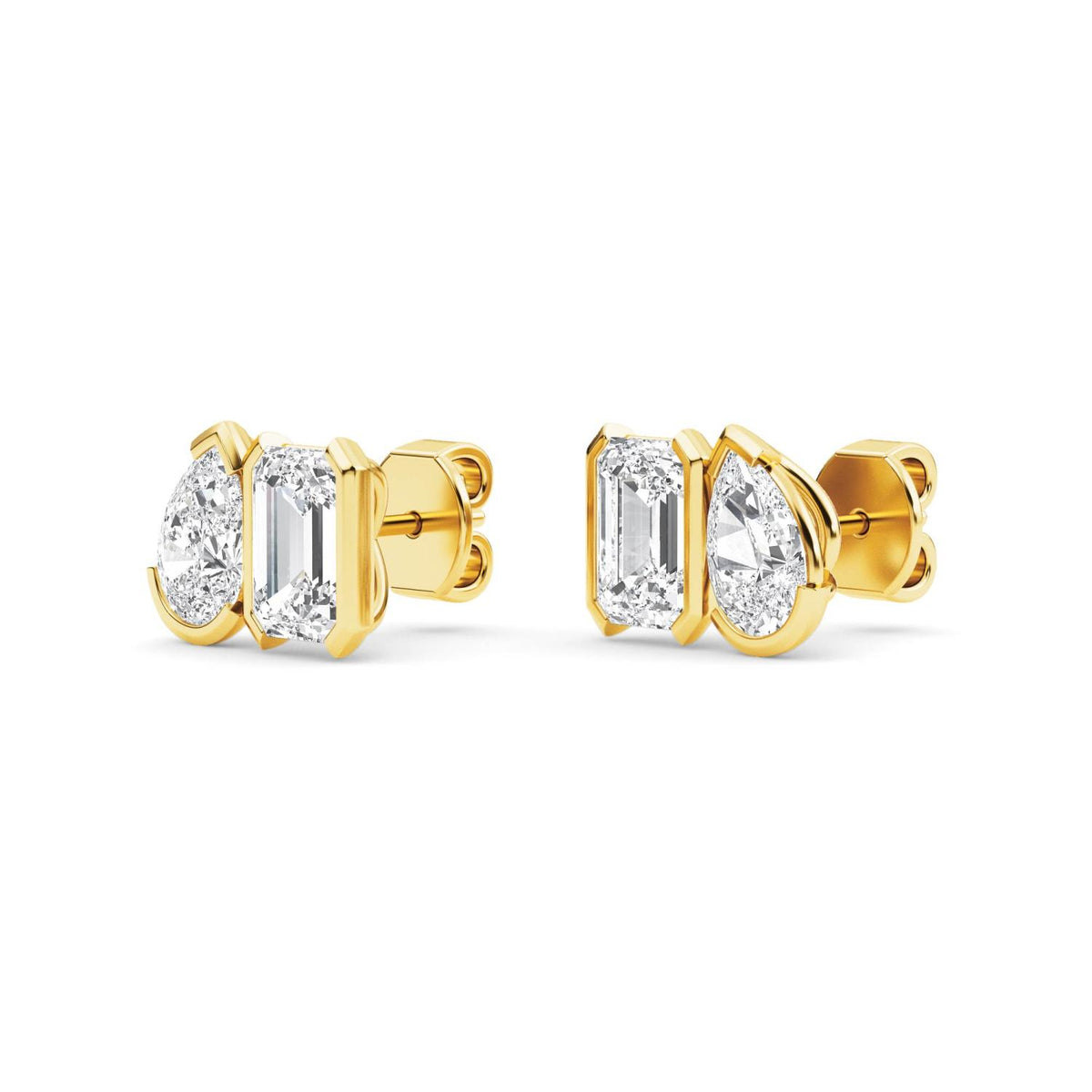 Lab Grown Diamond EARRINGS 2.34 ctw PSE210111PEEM-2.33CT