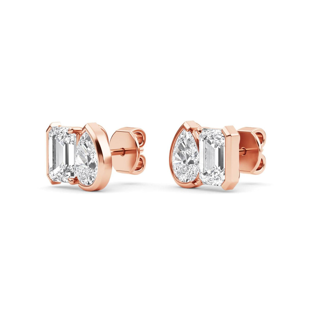 Lab Grown Diamond EARRINGS 2.32 ctw PSE210112EMPE-2.33CT