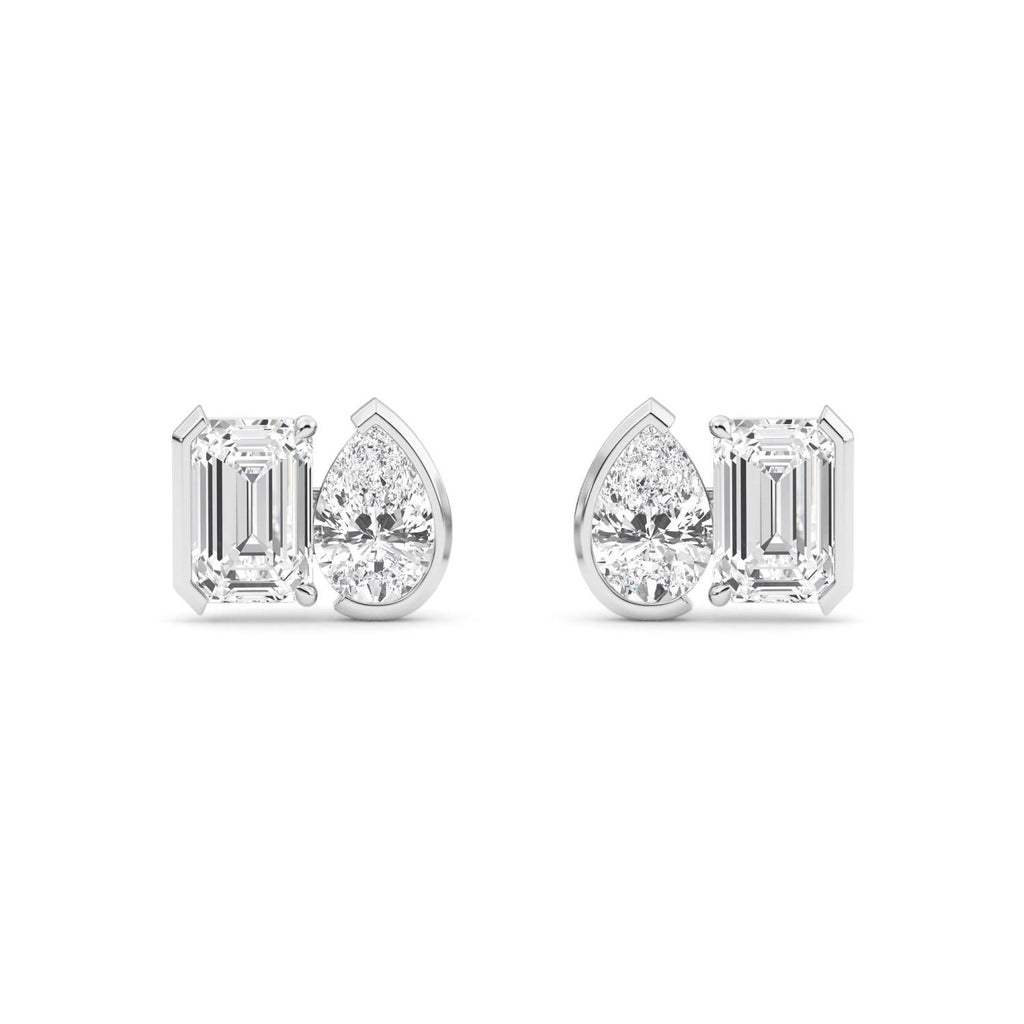 Lab Grown Diamond EARRINGS 2.32 ctw PSE210112EMPE-2.33CT