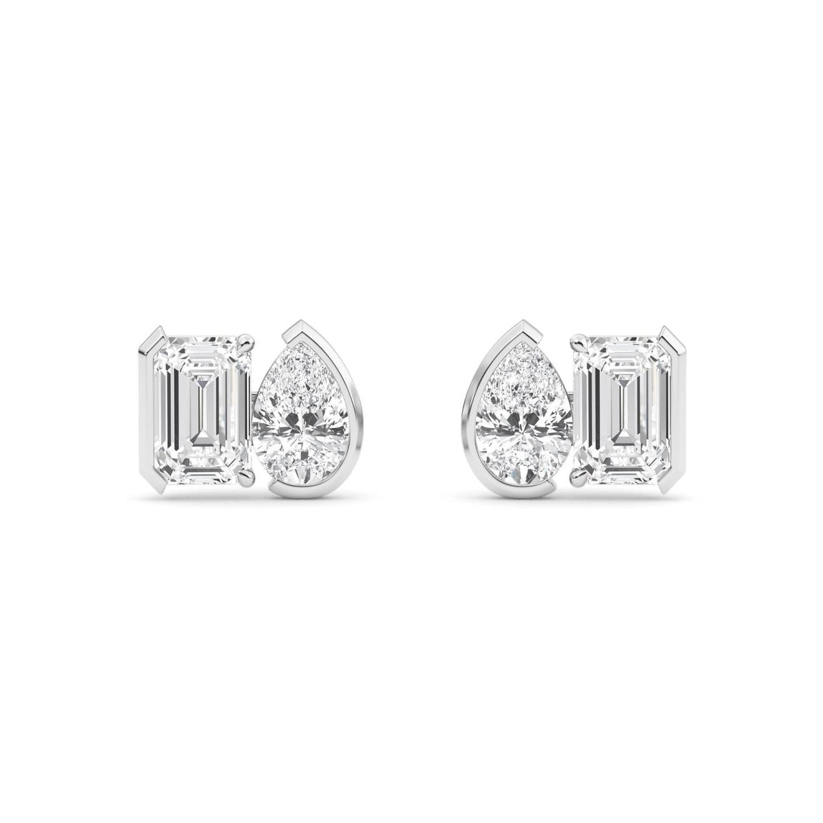 Lab Grown Diamond EARRINGS 2.32 ctw PSE210112EMPE-2.33CT