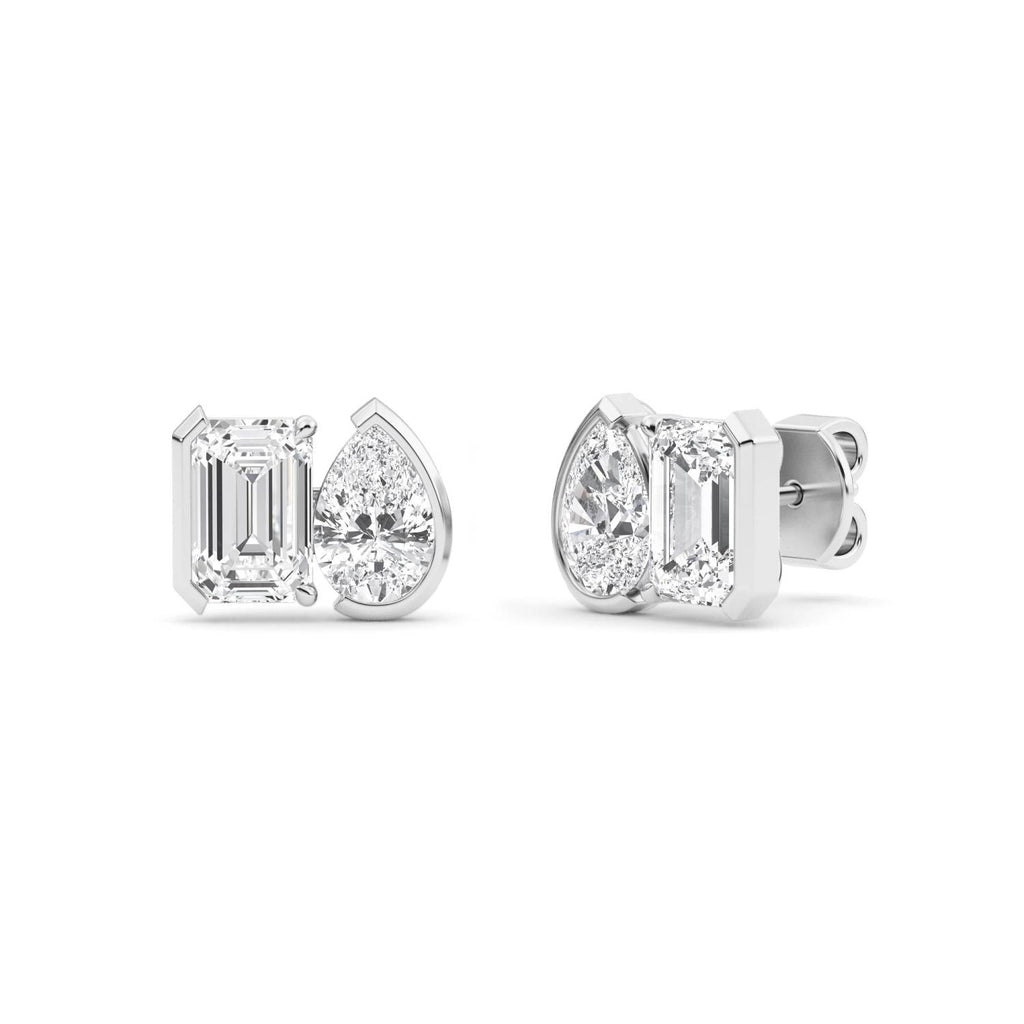 Lab Grown Diamond EARRINGS 2.32 ctw PSE210112EMPE-2.33CT