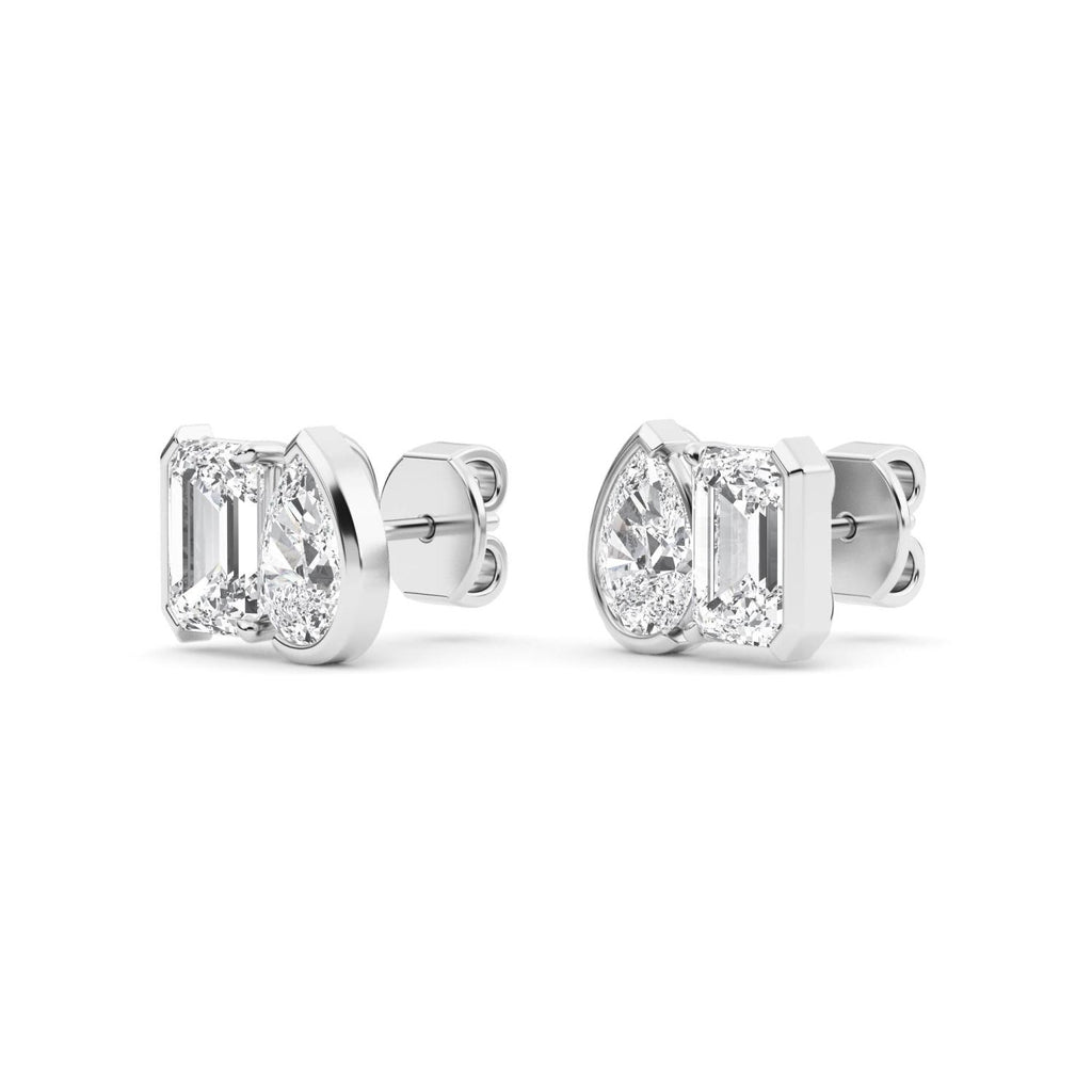 Lab Grown Diamond EARRINGS 2.32 ctw PSE210112EMPE-2.33CT