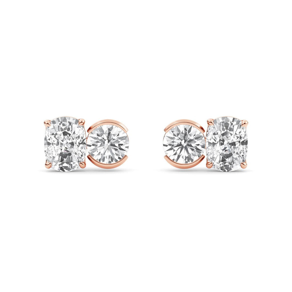 Lab Grown Diamond EARRINGS 3.06 ctw PSE210113CURD-3