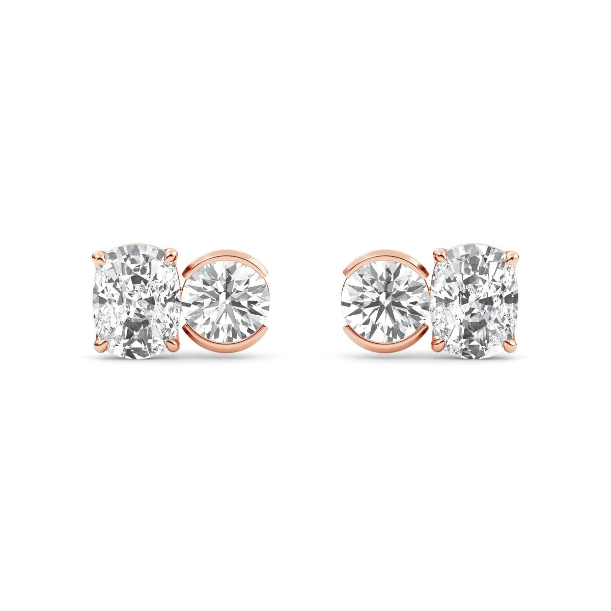 Lab Grown Diamond EARRINGS 3.06 ctw PSE210113CURD-3