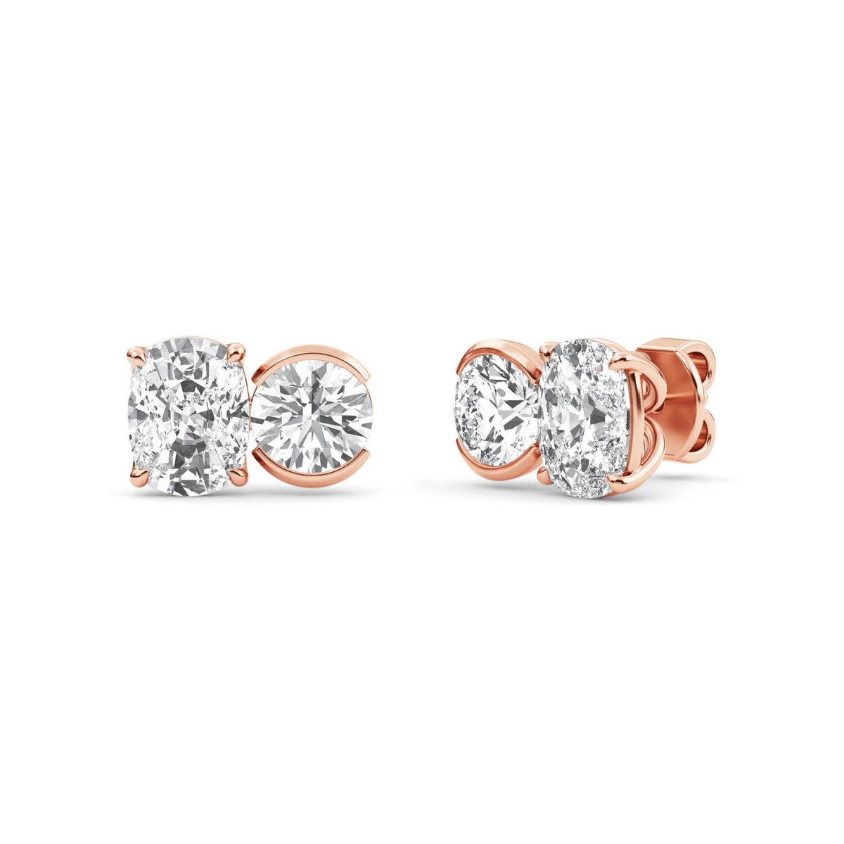 Lab Grown Diamond EARRINGS 3.06 ctw PSE210113CURD-3