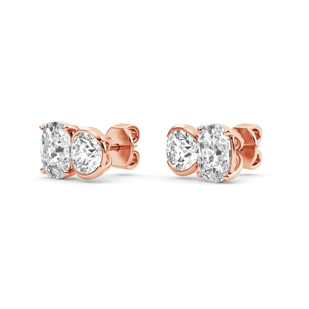 Lab Grown Diamond EARRINGS 3.06 ctw PSE210113CURD-3