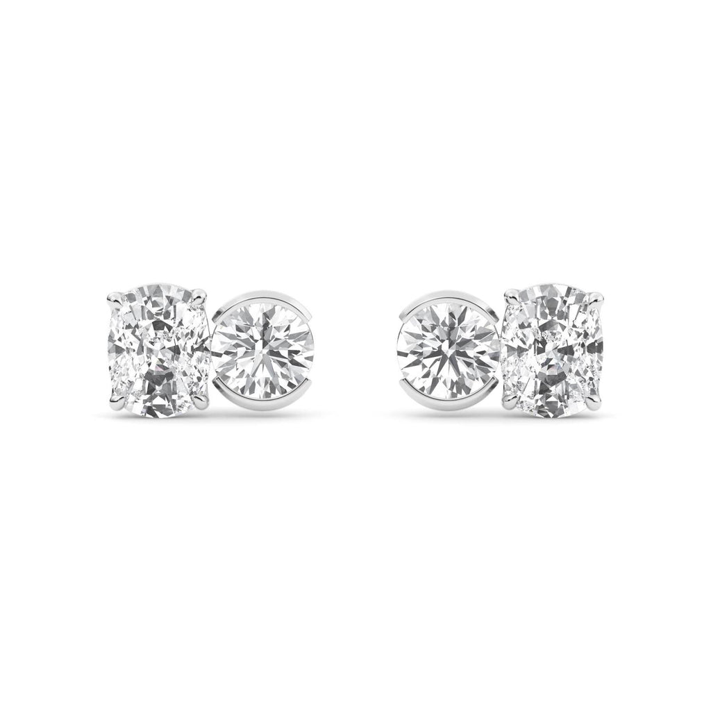 Lab Grown Diamond EARRINGS 3.06 ctw PSE210113CURD-3