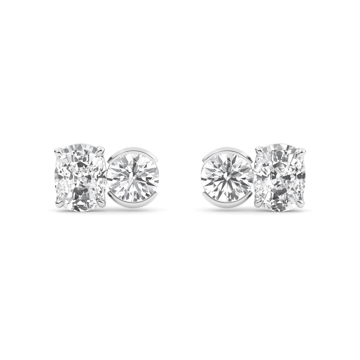 Lab Grown Diamond EARRINGS 3.06 ctw PSE210113CURD-3