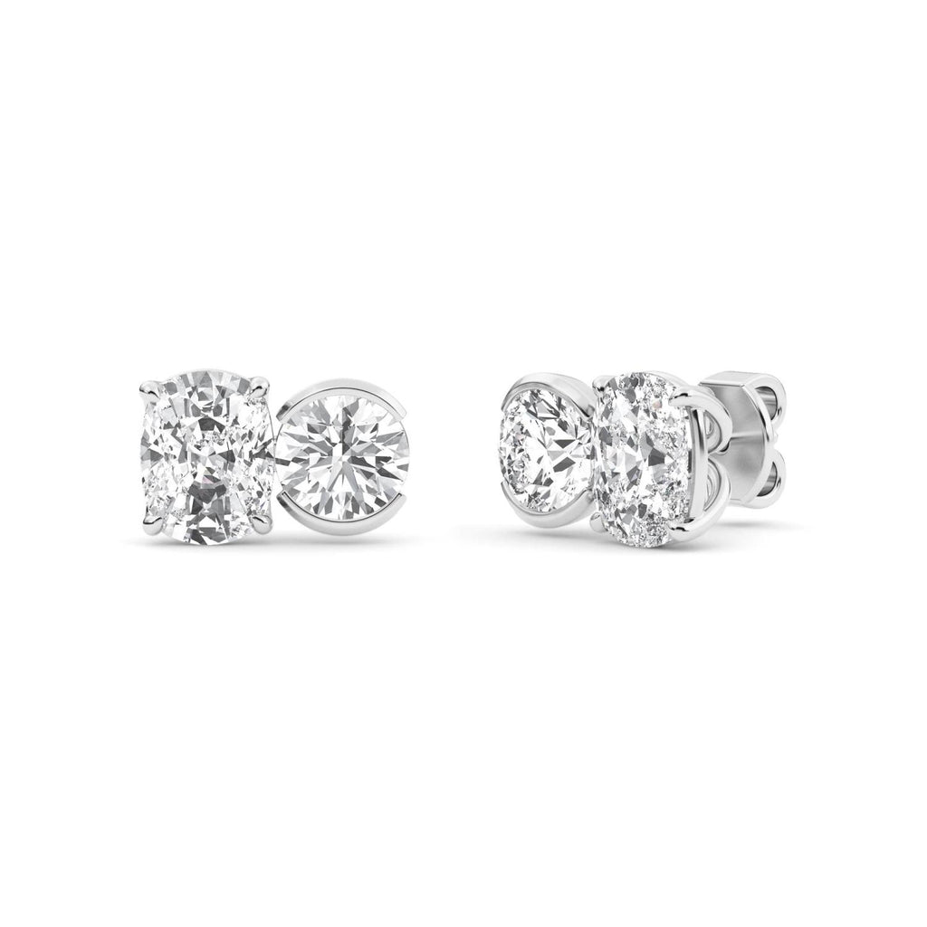 Lab Grown Diamond EARRINGS 3.06 ctw PSE210113CURD-3