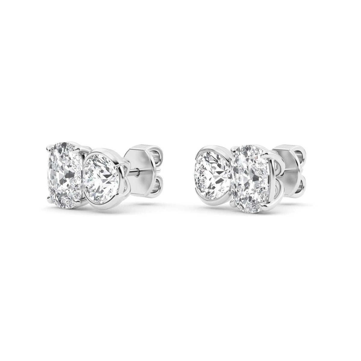 Lab Grown Diamond EARRINGS 3.06 ctw PSE210113CURD-3