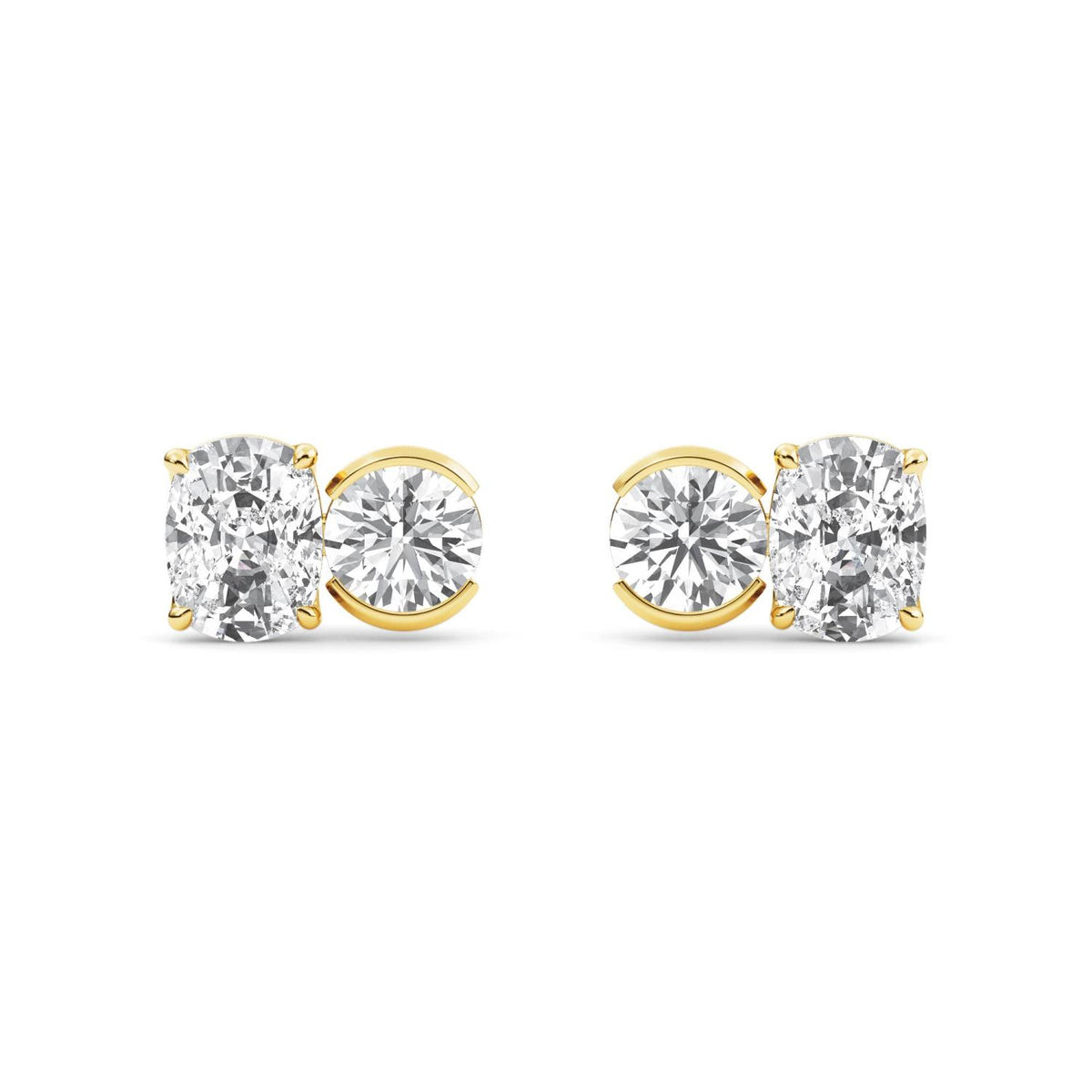 Lab Grown Diamond EARRINGS 3.06 ctw PSE210113CURD-3