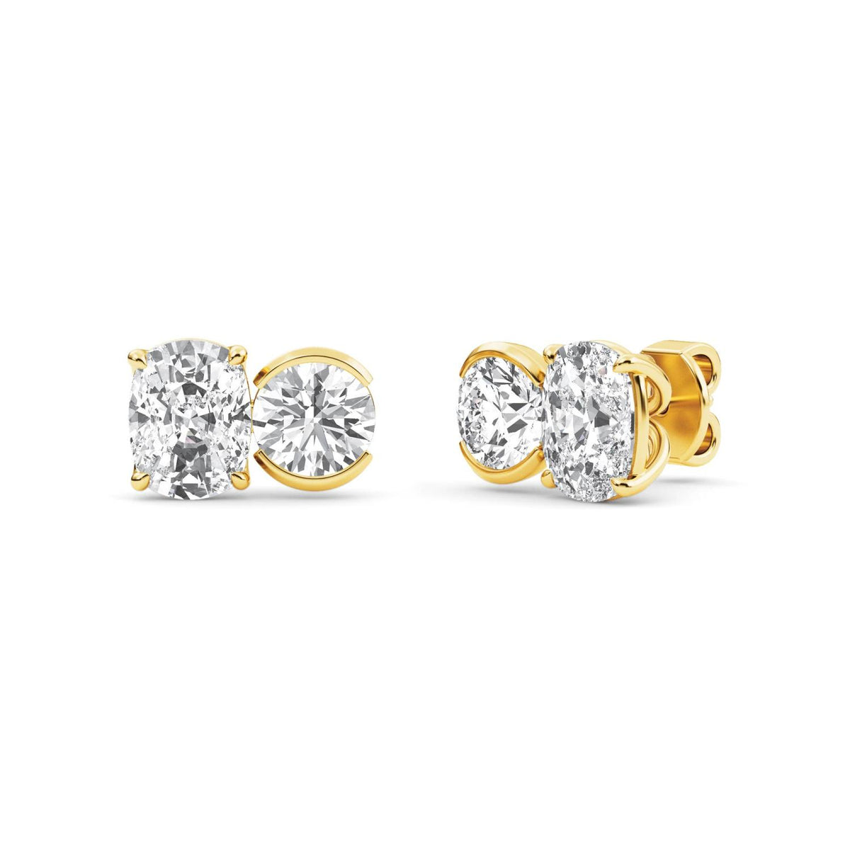 Lab Grown Diamond EARRINGS 3.06 ctw PSE210113CURD-3