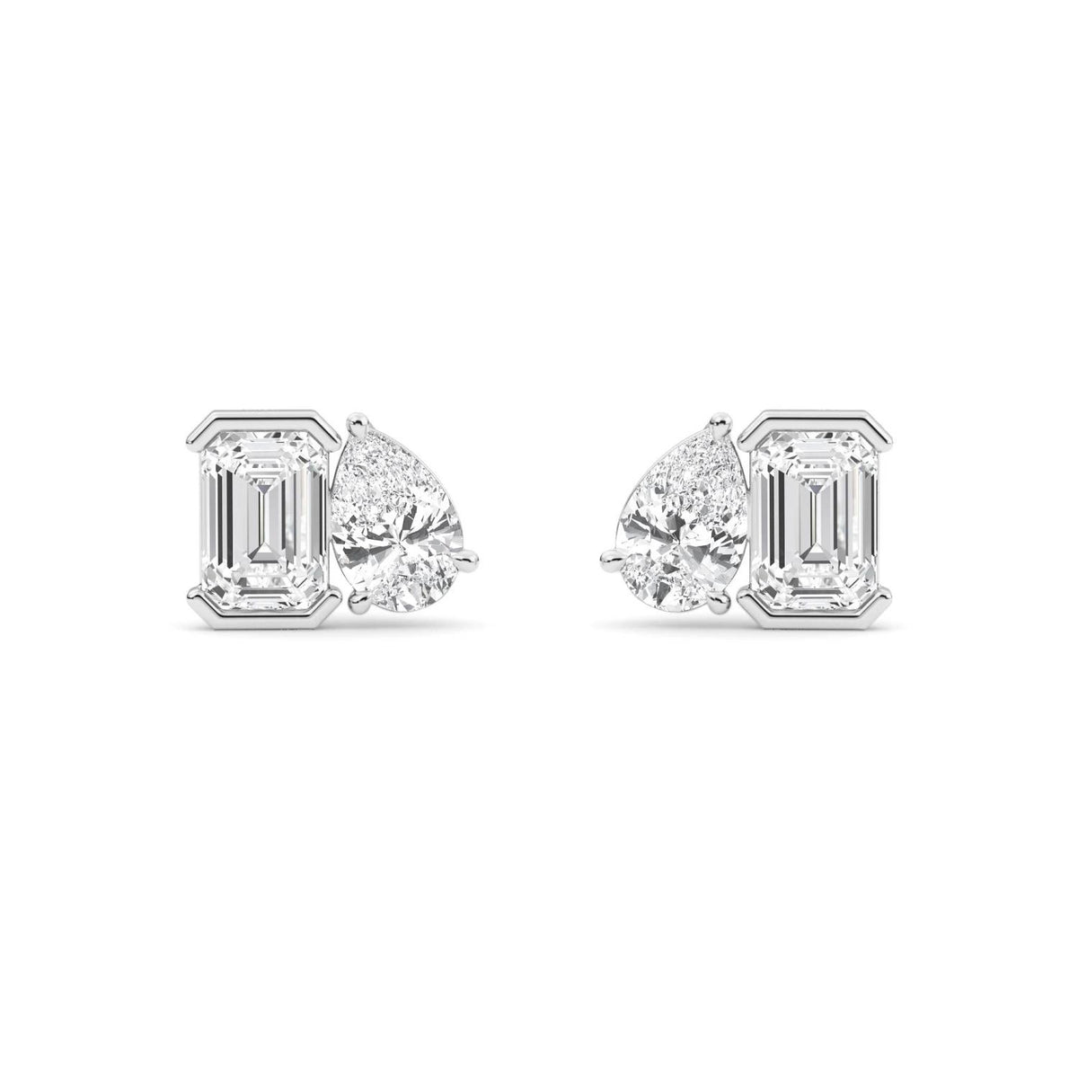 Lab Grown Diamond EARRINGS 2.35 ctw PSE210114EMPE-2.33CT