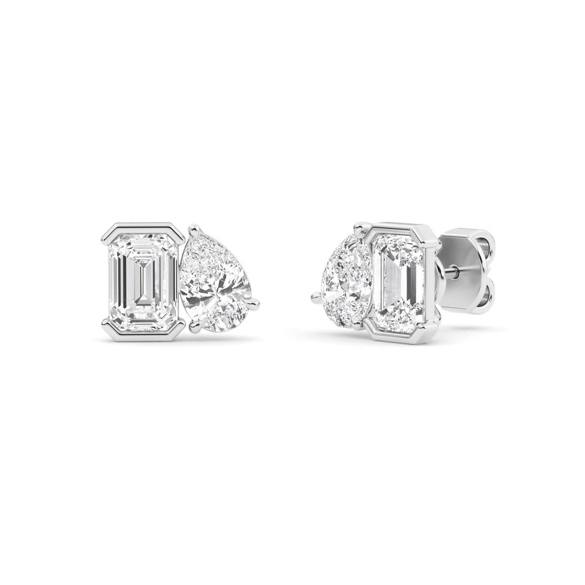 Lab Grown Diamond EARRINGS 2.35 ctw PSE210114EMPE-2.33CT