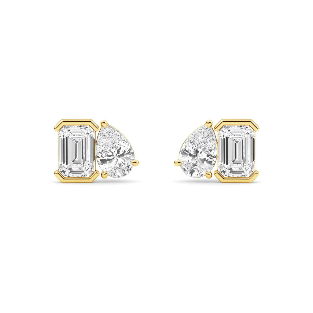 Lab Grown Diamond EARRINGS 2.35 ctw PSE210114EMPE-2.33CT