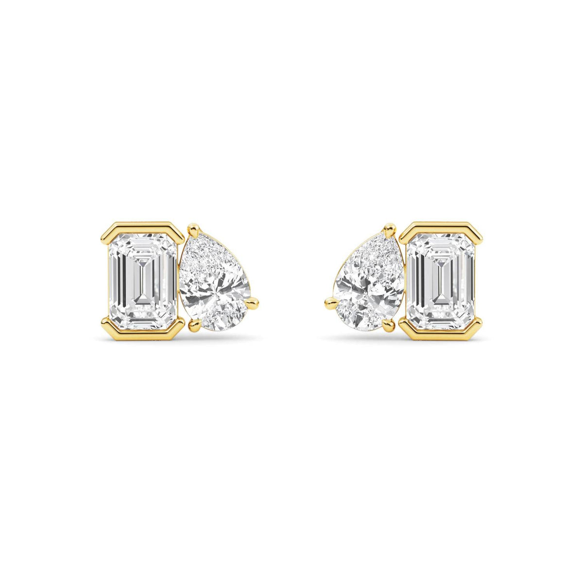 Lab Grown Diamond EARRINGS 2.35 ctw PSE210114EMPE-2.33CT