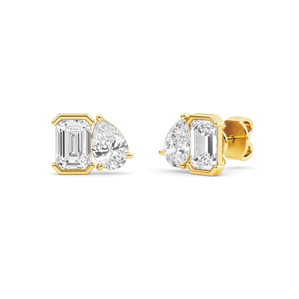 Lab Grown Diamond EARRINGS 2.35 ctw PSE210114EMPE-2.33CT