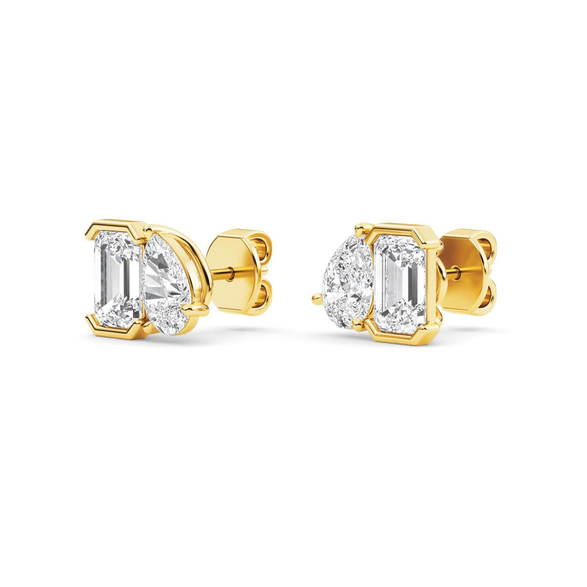 Lab Grown Diamond EARRINGS 2.35 ctw PSE210114EMPE-2.33CT