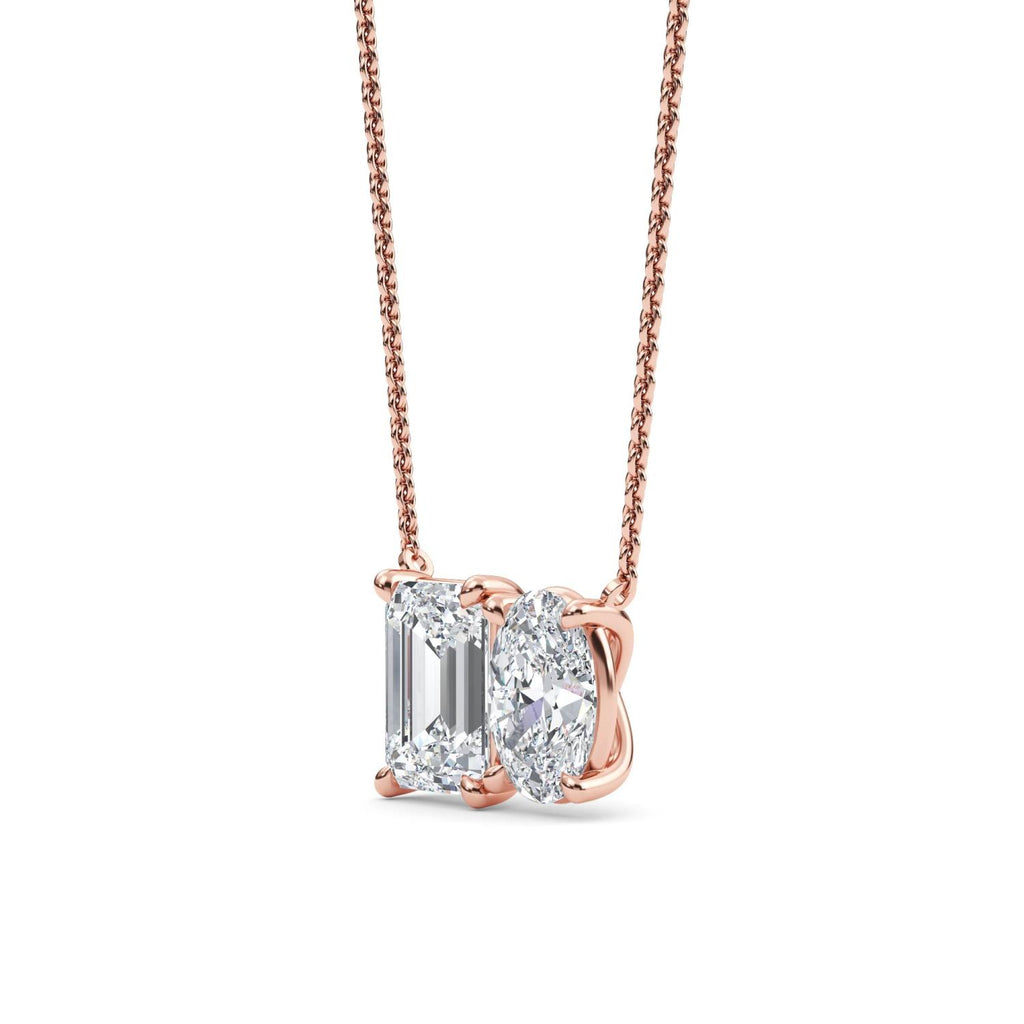 Lab Grown Diamond PENDENT SET 3.35 ctw PSP210106EMOV-3