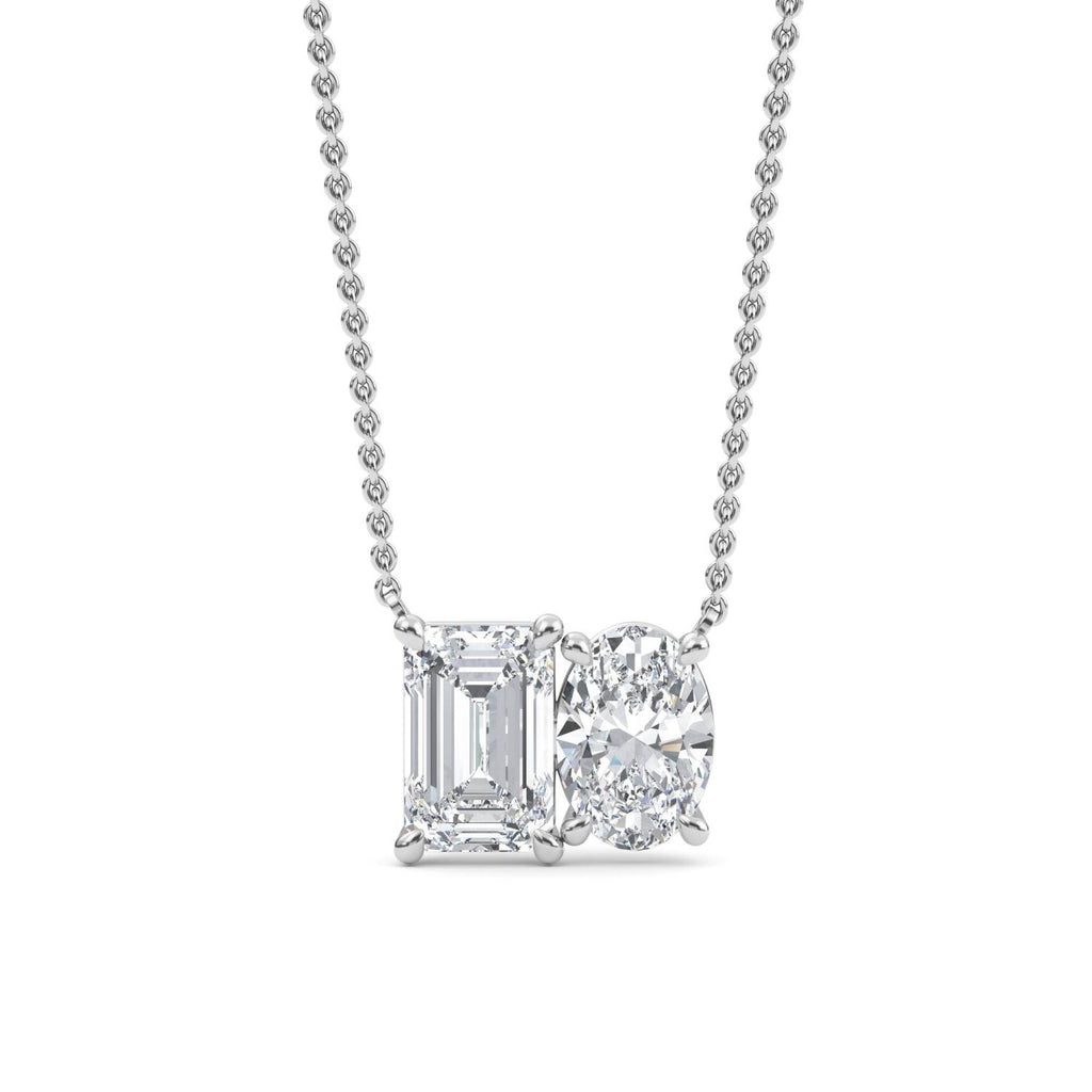 Lab Grown Diamond PENDENT SET 3.35 ctw PSP210106EMOV-3