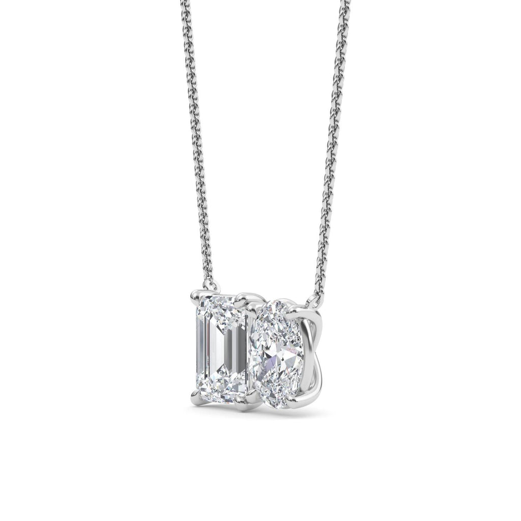 Lab Grown Diamond PENDENT SET 3.35 ctw PSP210106EMOV-3