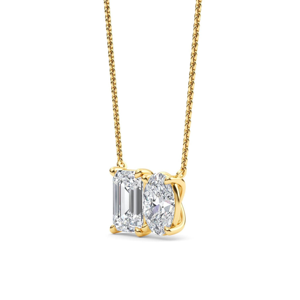 Lab Grown Diamond PENDENT SET 3.35 ctw PSP210106EMOV-3