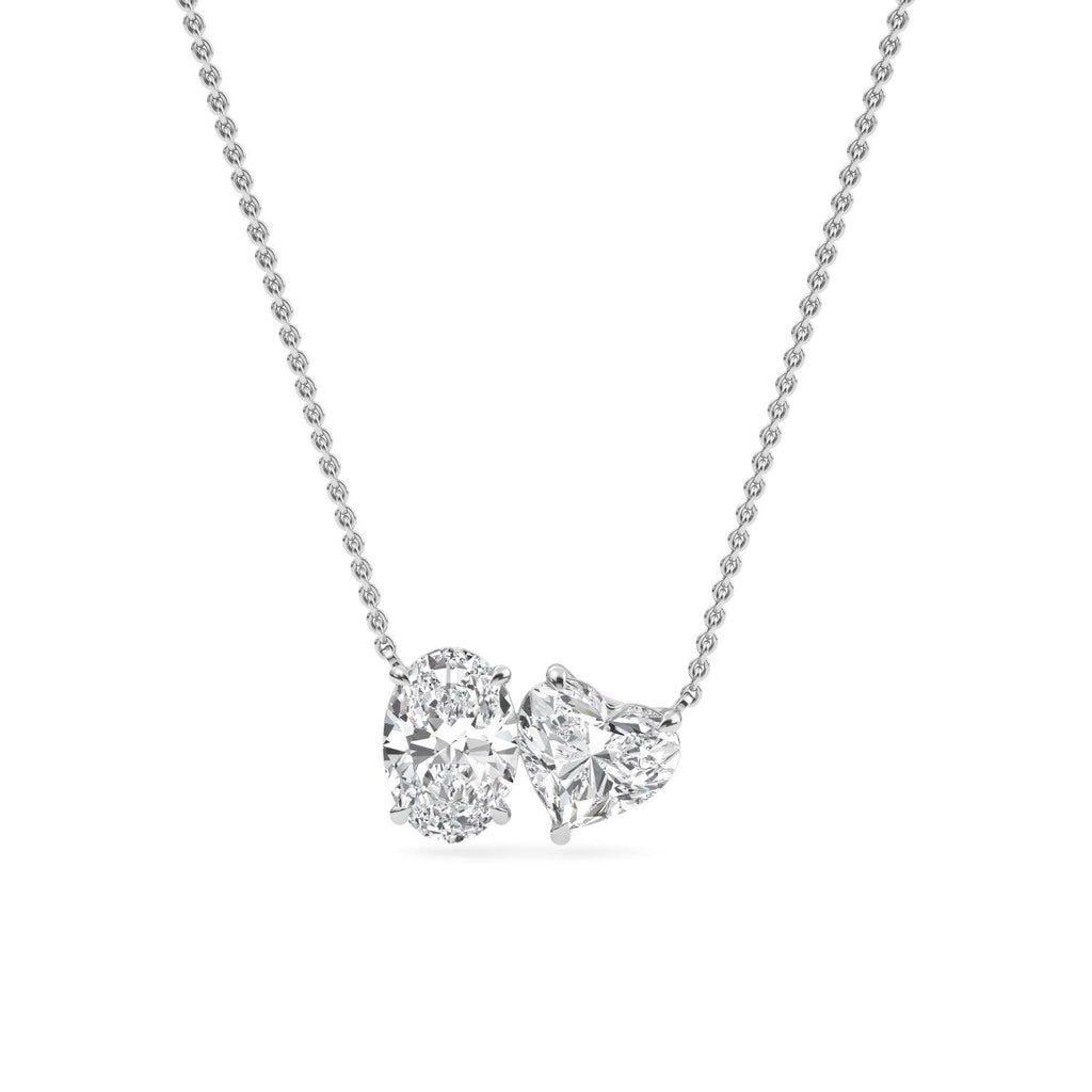 Lab Grown Diamond PENDENT SET 4.00 ctw PSP210107OVHT-4