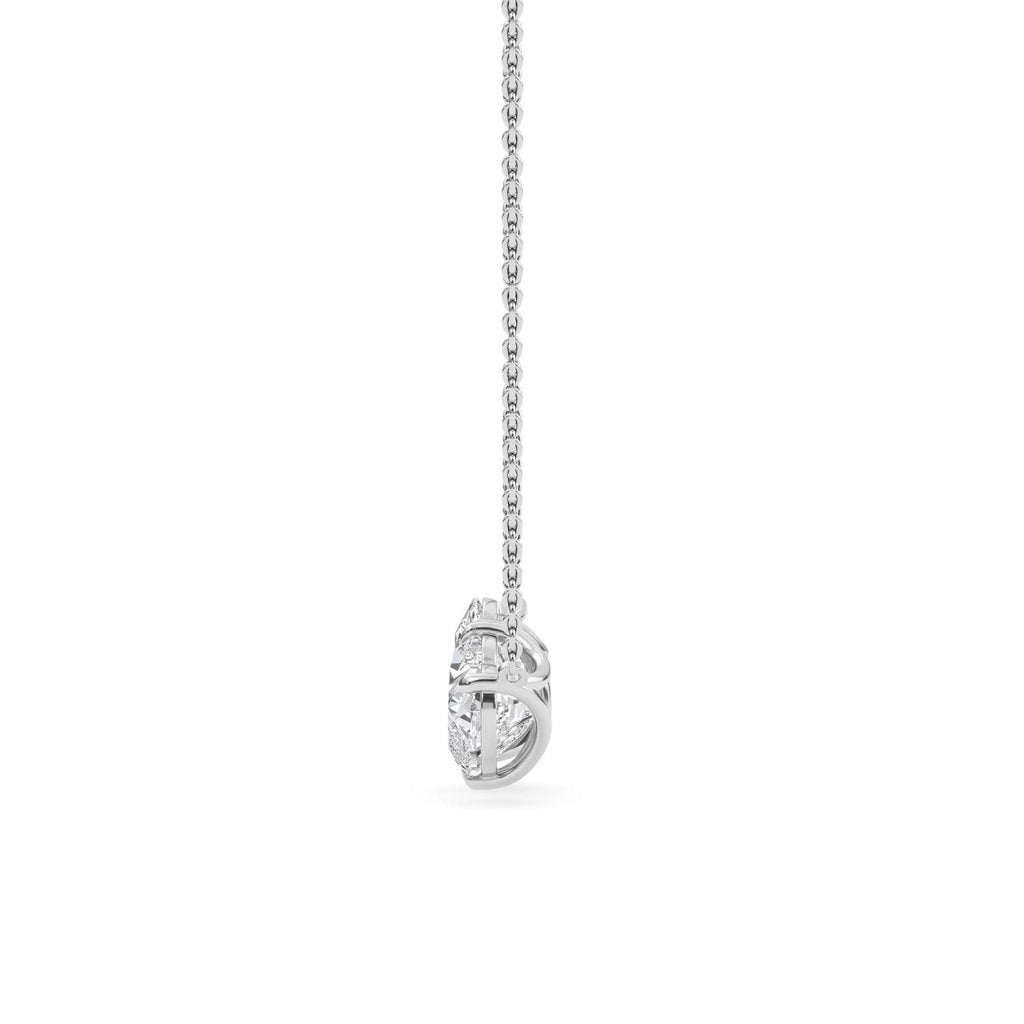 Lab Grown Diamond PENDENT SET 3.15 ctw PSP210107OVHT-3