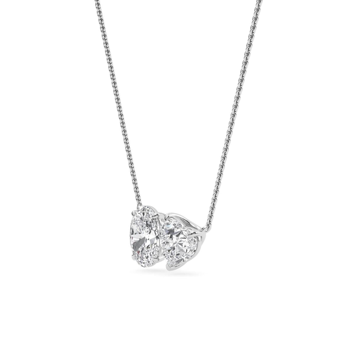 Lab Grown Diamond PENDENT SET 4.00 ctw PSP210107OVHT-4