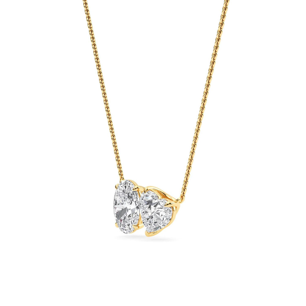 Lab Grown Diamond PENDENT SET 4.00 ctw PSP210107OVHT-4