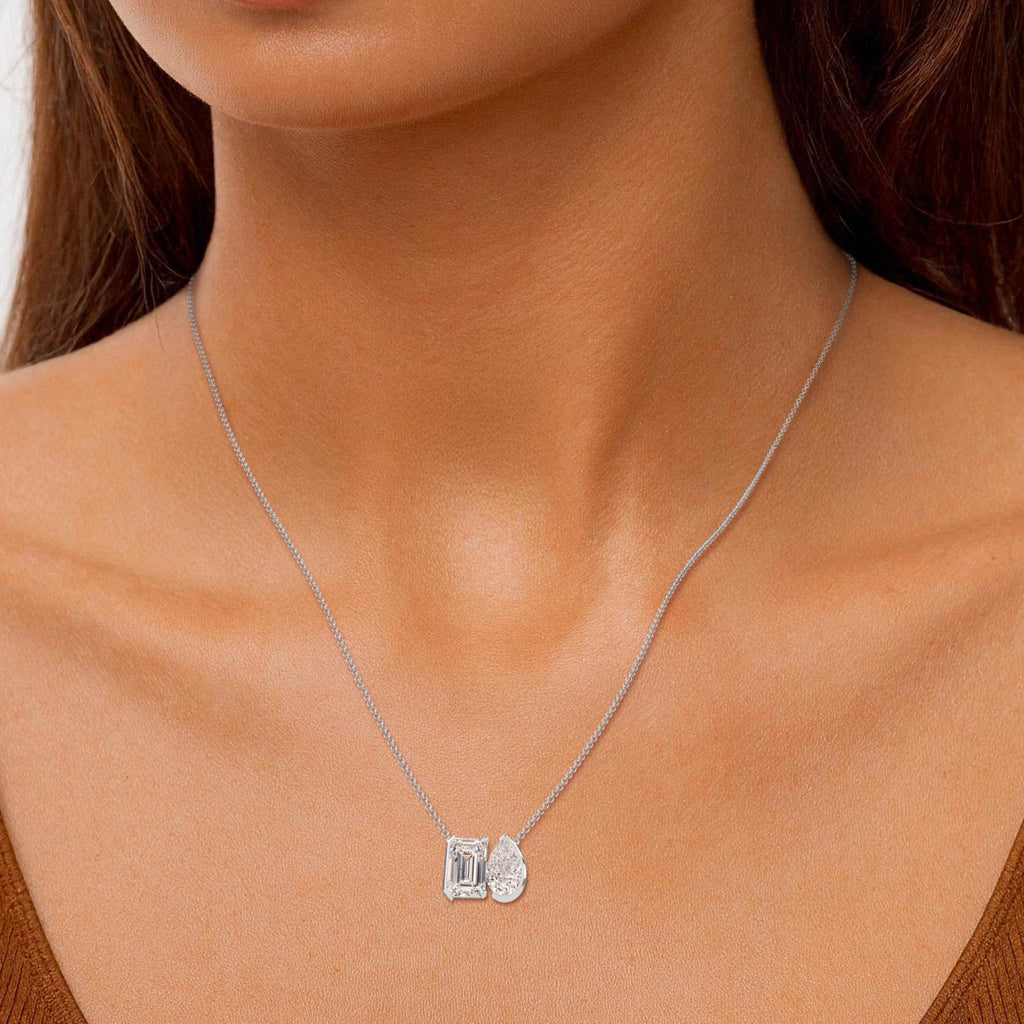 Lab Grown Diamond PENDENT SET 3.13 ctw PSP210112EMPE-3