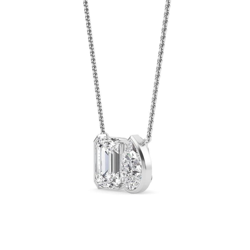 Lab Grown Diamond PENDENT SET 4.00 ctw PSP210112EMPE-4