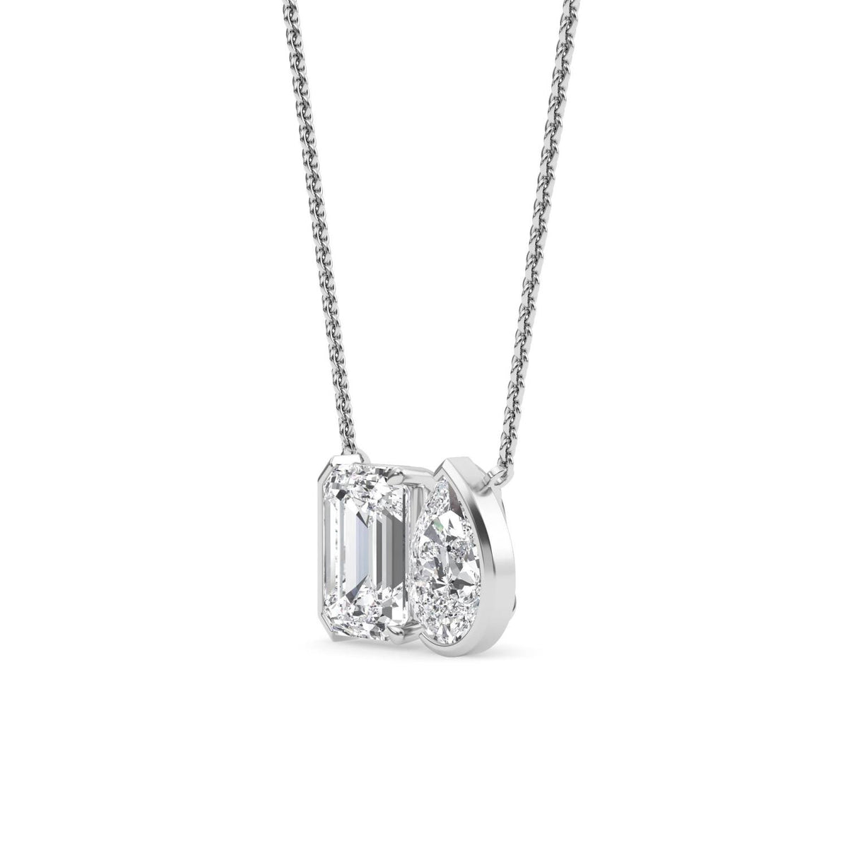 Lab Grown Diamond PENDENT SET 4.00 ctw PSP210112EMPE-4