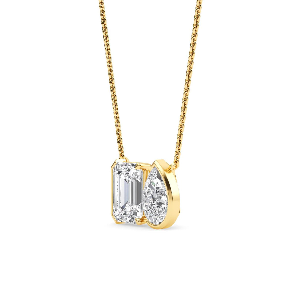 Lab Grown Diamond PENDENT SET 4.00 ctw PSP210112EMPE-4