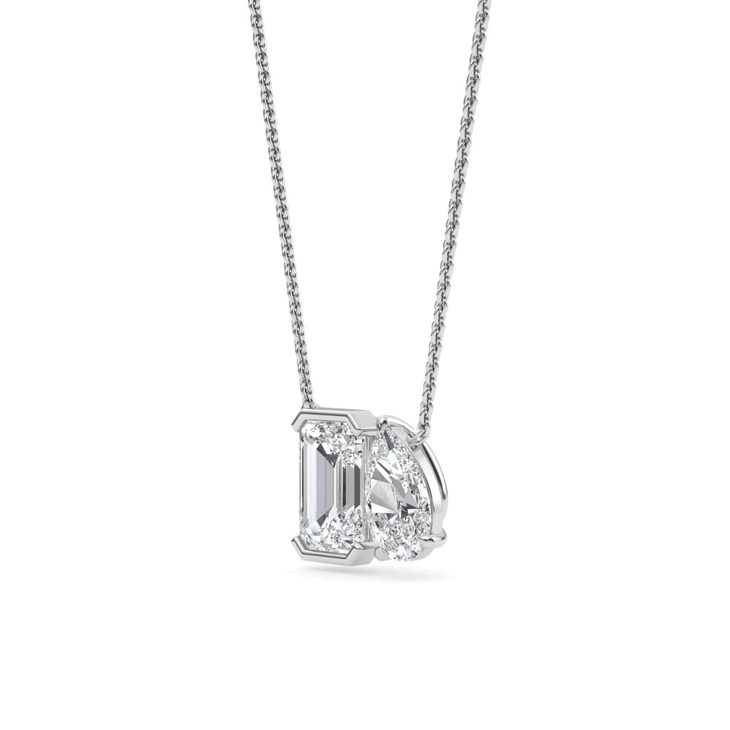 Lab Grown Diamond PENDENT SET 4.00 ctw PSP210114EMPE-4