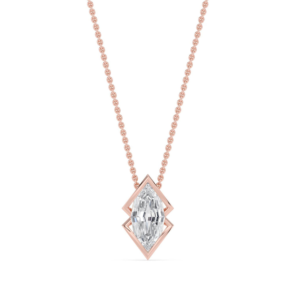 Lab Grown Diamond PENDANT 1.52 ctw PSP210170SMQ-1.50CT