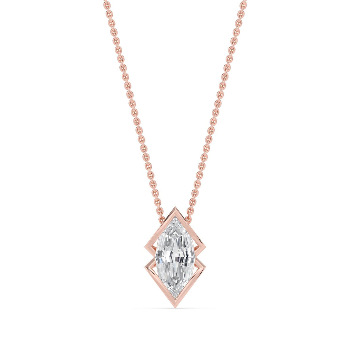 Lab Grown Diamond PENDANT 1.52 ctw PSP210170SMQ-1.50CT