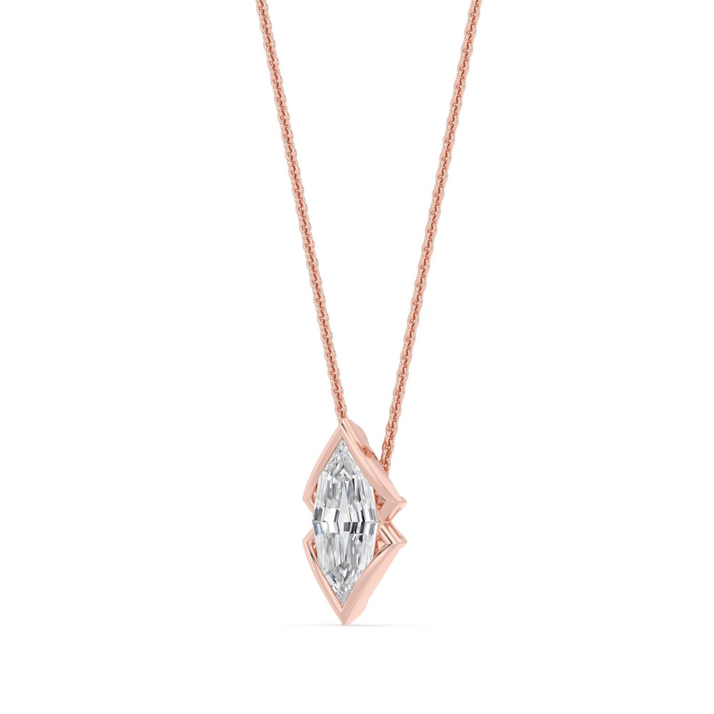 Lab Grown Diamond PENDANT 1.52 ctw PSP210170SMQ-1.50CT