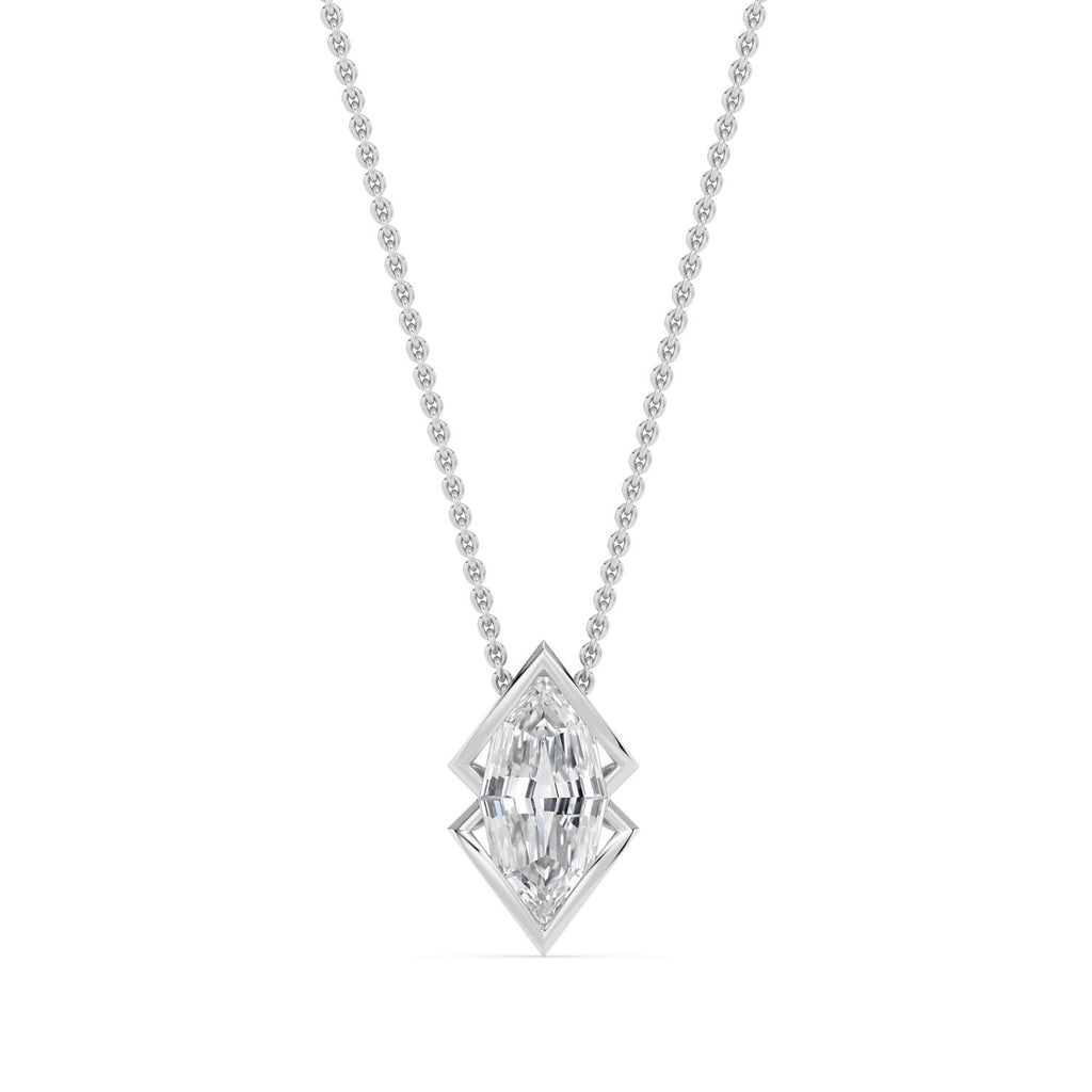 Lab Grown Diamond PENDANT 1.52 ctw PSP210170SMQ-1.50CT