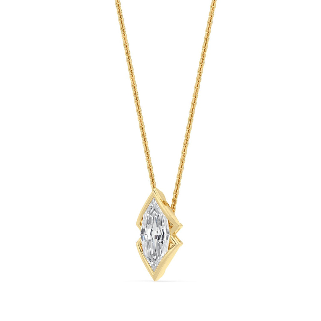 Lab Grown Diamond PENDANT 1.52 ctw PSP210170SMQ-1.50CT